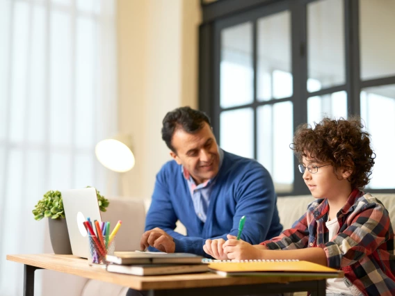 Delgado research lab, latinx students learning at school